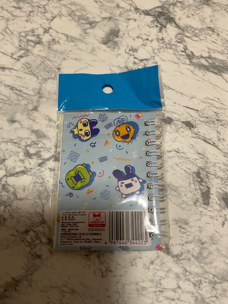 たまごっち　リングメモ ダイソー レビュー 2枚目