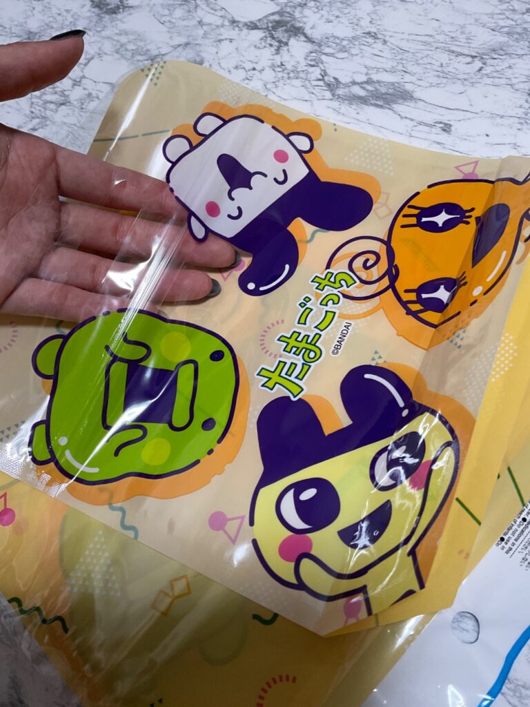 たまごっち　底マチハンドルバッグ ダイソー レビュー 4枚目