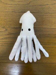 イカのおもちゃ THREEPPY（スリーピー） 犬のおもちゃとして使用