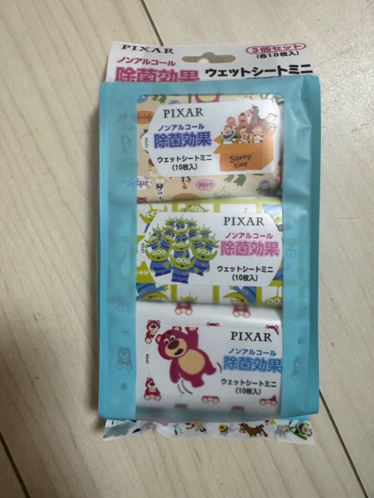 ウエットシートミニ セリア 小さいのが欲しくて購入