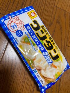 1袋で2〜3人前のワンタンスープが作れる