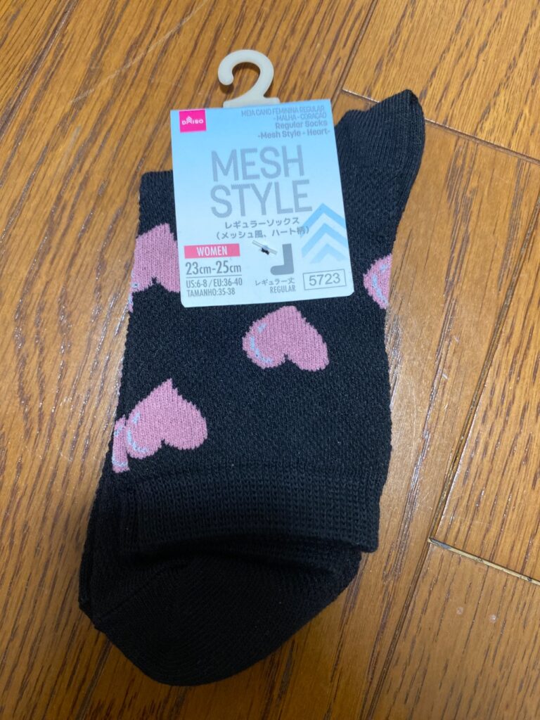 レギュラーソックス ダイソー 色が可愛い！