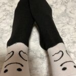 大人用靴下（おばけ）22〜24cm ダイソー 小学生の子供のハロウィンに