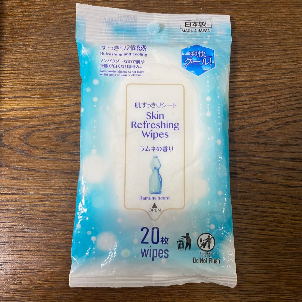 肌すっきりシート ダイソー 夏場の汗のべたつき対策として購入