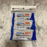 除菌ウエットティッシュミニ Can Do（キャンドゥ） エタノール配合、コンパクトで持ち運びに便利