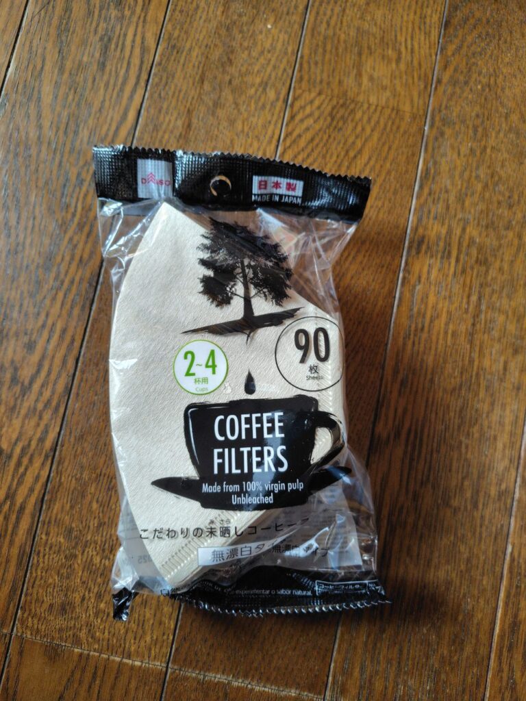COFFEE FILTERS ダイソー コーヒーメーカーで使用するため