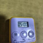 キッチンタイマー ダイソー 安価でセット、リセットができ、本格的なキッチンタイマーと変わらない優れもの