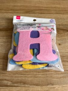 フェルト生地で丈夫！飾り付けが豪華に！