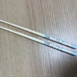 竹安全箸　シナモロール ダイソー 可愛いシナモン柄で子供の箸の練習にピッタリ！
