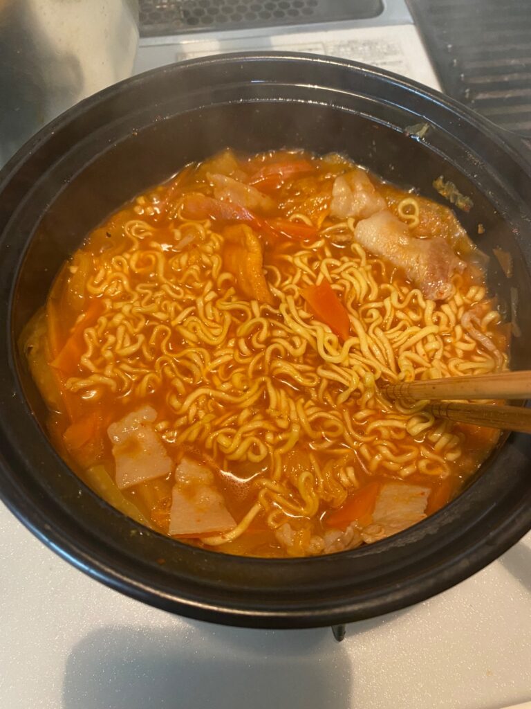 鍋の〆に食べるラーメンをダイソーで購入した口コミ写真（4枚目）