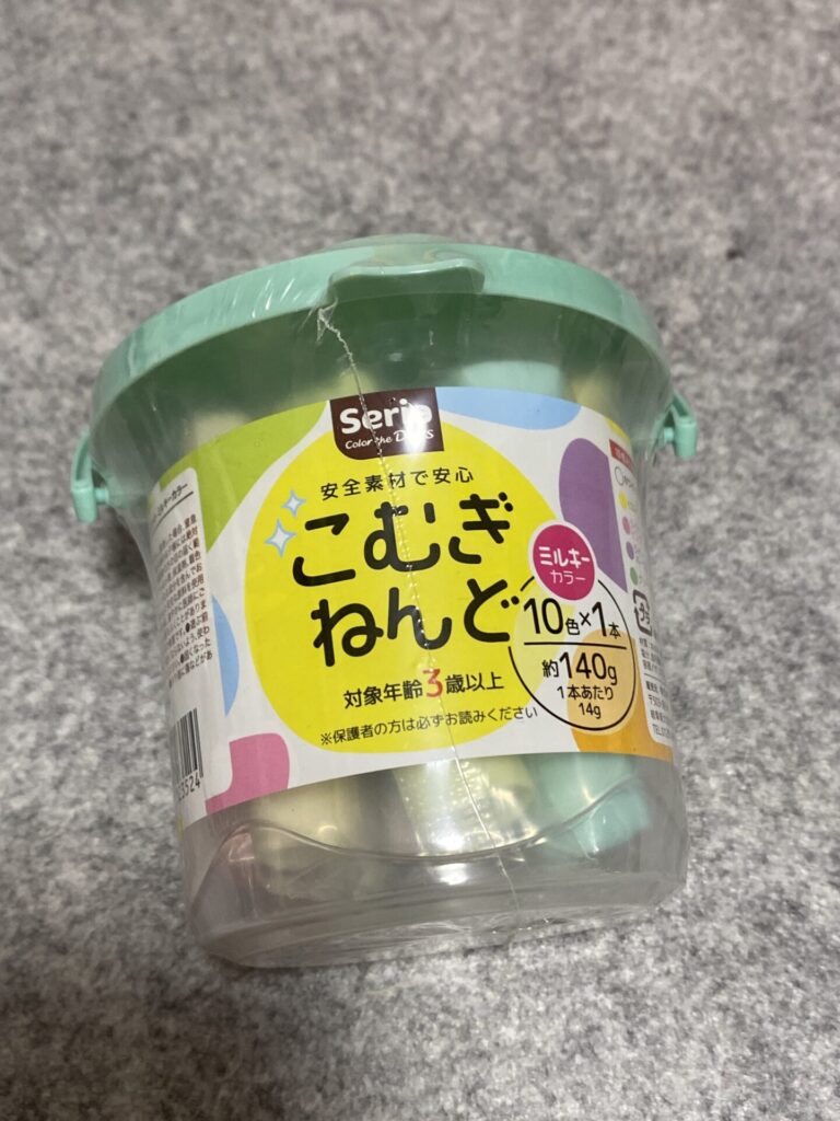 こむぎねんど セリア パステルカラーが可愛い！