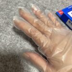 はずれにくいポリエチレン手袋をセリアで購入した口コミ写真（3枚目）