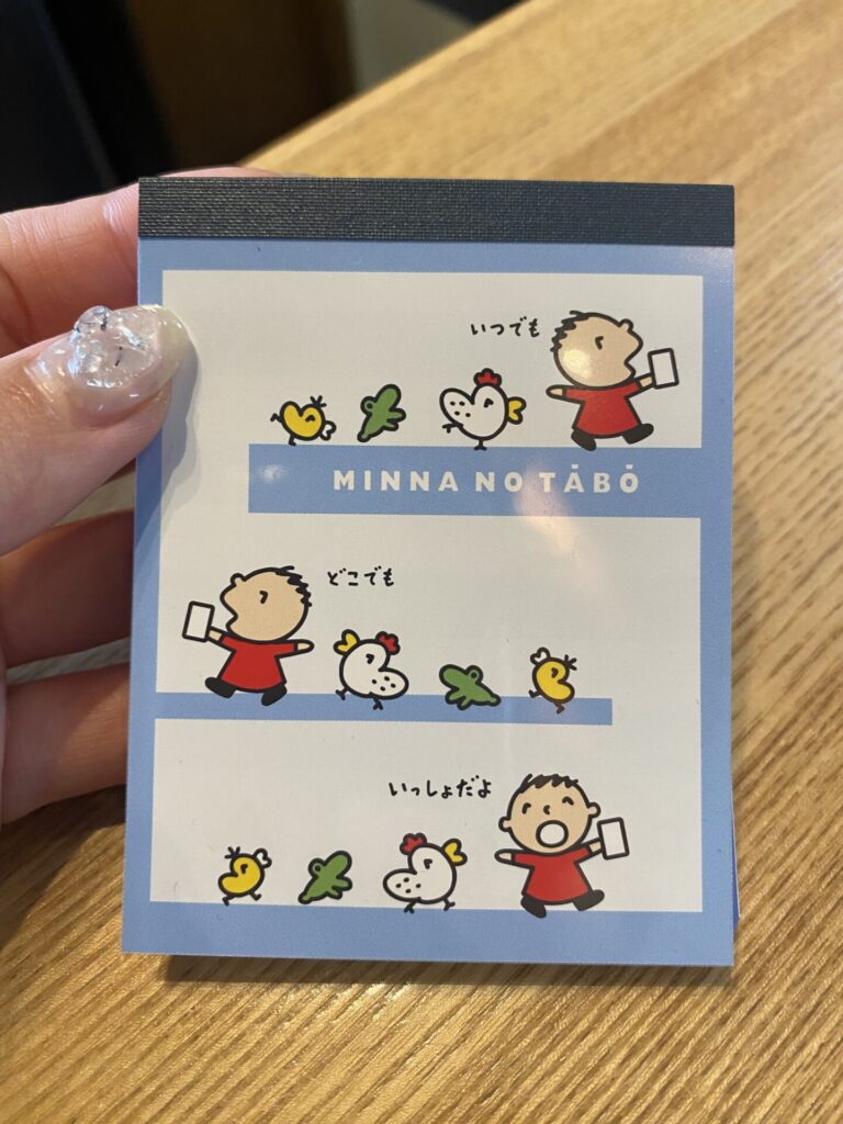 みんなのたあ坊　メモ帳 Can Do（キャンドゥ） 2種類の柄のメモ帳