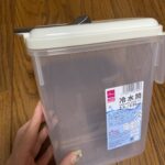 冷水筒 ダイソー 水やお茶を冷蔵庫で冷やす際に使用