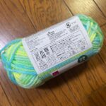 アクリル毛糸マスカットグリーンをダイソーで購入した口コミ写真（2枚目）