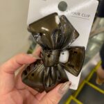 ダブルリボン型バンスクリップ ダイソー 可愛いけど固い…ヘアクリップ
