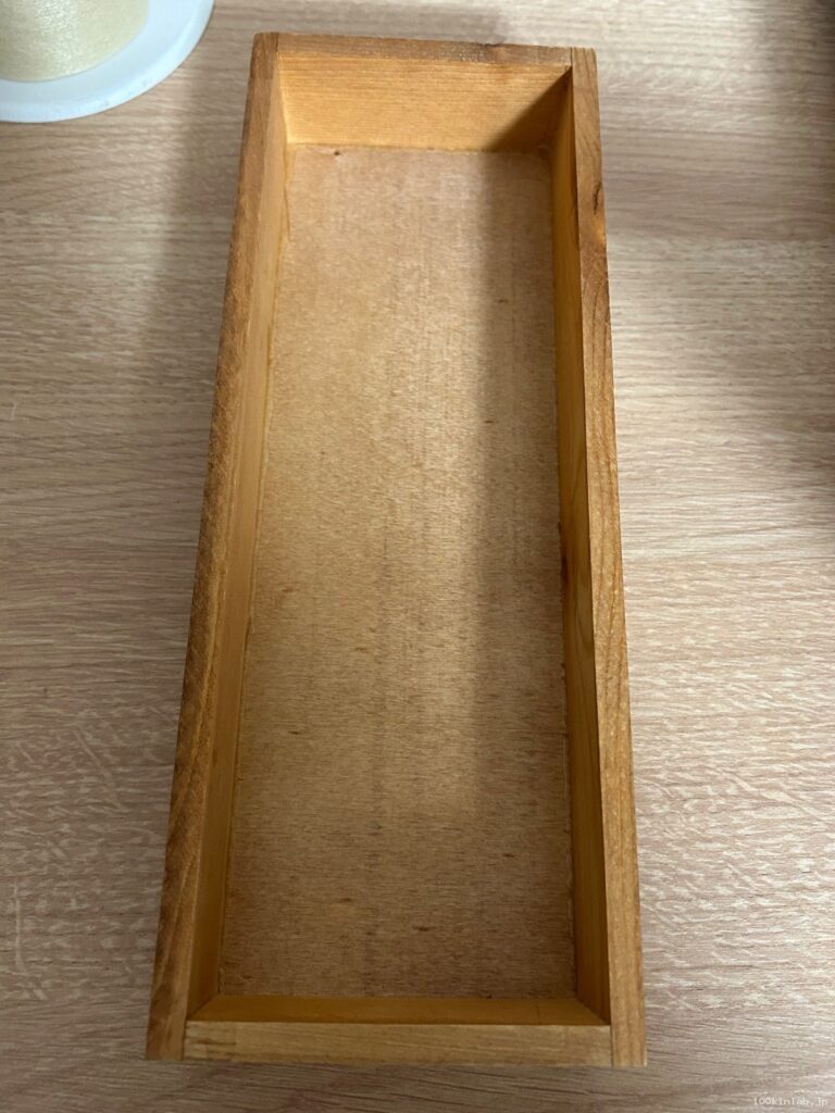 木製トレイロング セリア カトラリー収納にぴったり