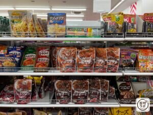 ハンバーグヘルパーの100均売り場写真