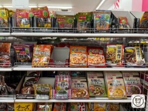 ごまあえの素の100均売り場写真