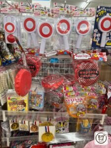 パーティーストローの100均売り場写真