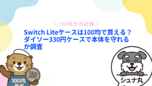 Switch Liteケースは100均で買える?ダイソー330円ケースで本体を守れるか調査