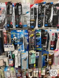 カップインソールの100均売り場写真