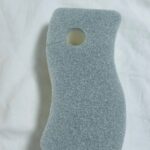 ゴムで落とす！抗菌剤入り バススポンジをダイソーで購入した口コミ写真（3枚目）