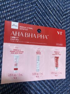 VTリードル5トライアル3ステップキット （AHA/BHA/PHA） ダイソー さっぱりとした肌に