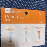 VTリードル5トライアル3ステップキット （モモ） ダイソー キメ細かくなった？もちもち。