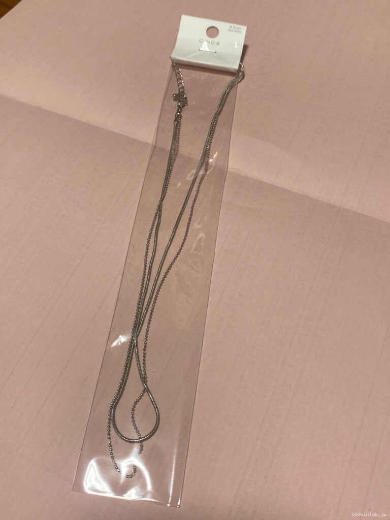 二連ネックレスを3COINS（スリコ）で購入した口コミ写真（1枚目）