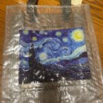 amifa シートバッグ セリア 絵画とシンプルでコンパクトになるサブバッグ