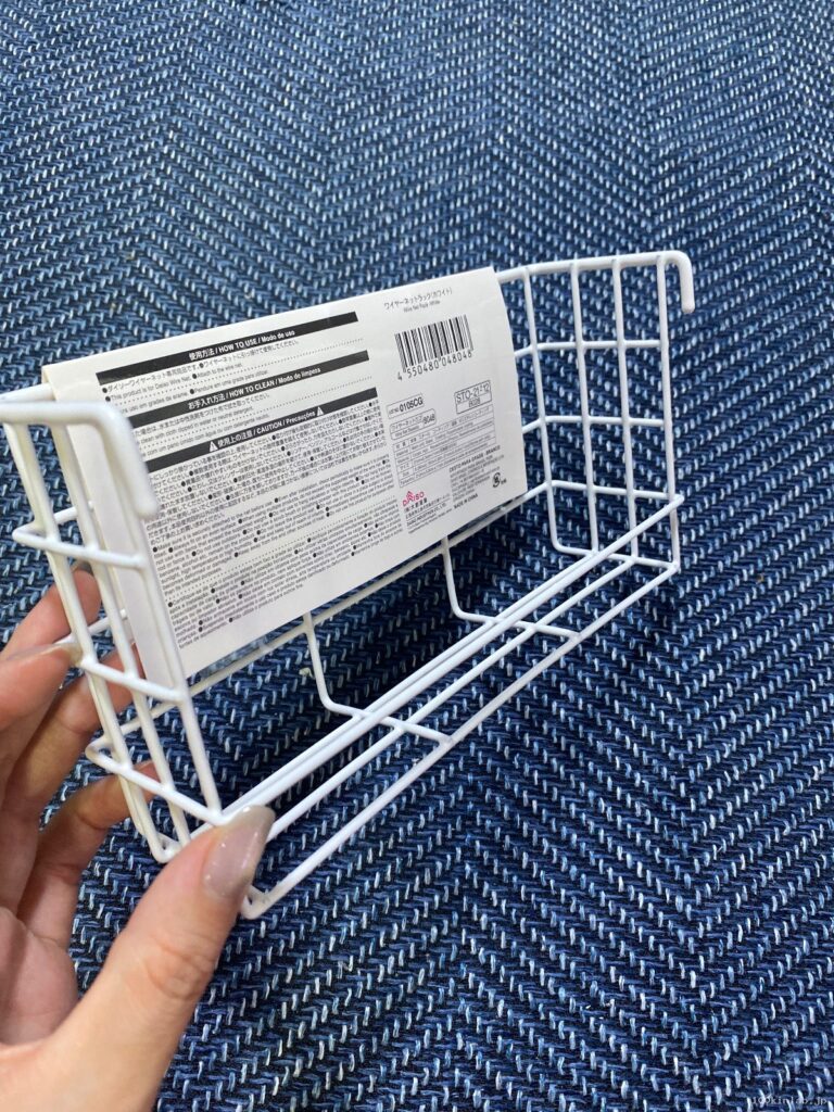 ワイヤーネットラックをダイソーで購入した口コミ写真（2枚目）