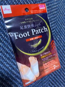 足裏快爽シート ダイソー 疲れた足がスッキリ！