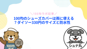 100均のシューズカバーは雨に使える？ダイソー330円のサイズと防水性
